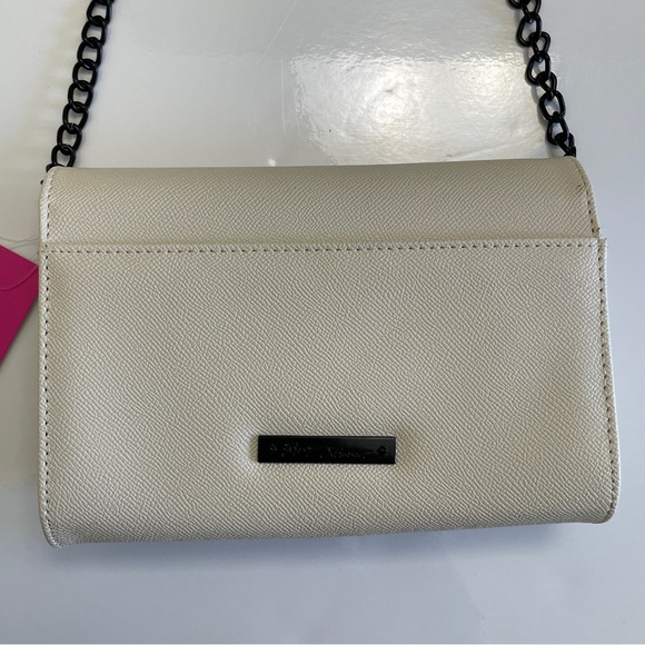 NWT Betsey Johnson XO Sybil Spiders & Bats Crossbody | Chalk - Picture 2 of 11